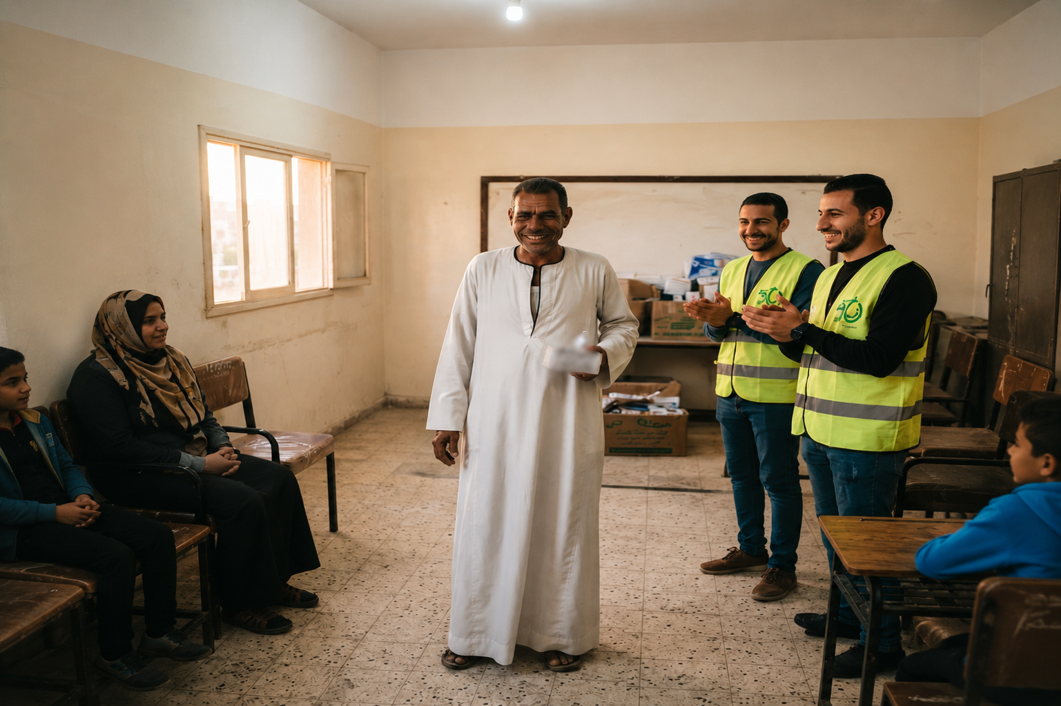 مستفيد من برنامج حقن ضعف المناعة